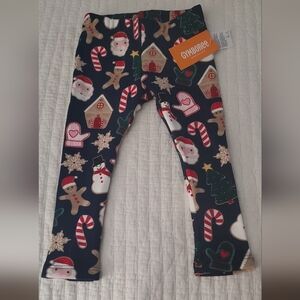 Festive Kids Leggings - Holiday Print